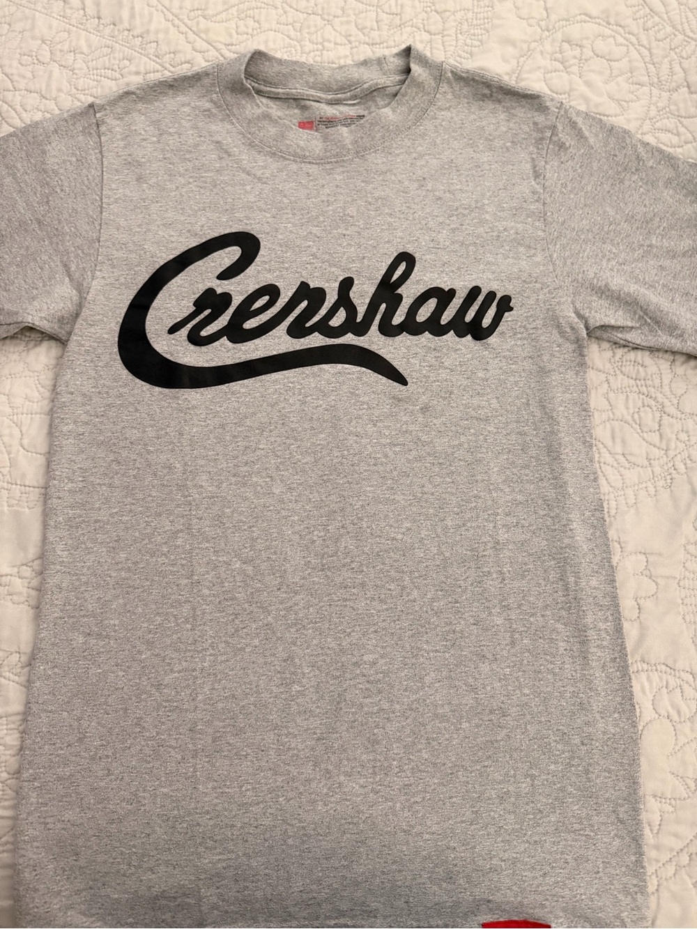 The Marathon Clothing Heather Grey 'Crenshaw' Graphic Tee